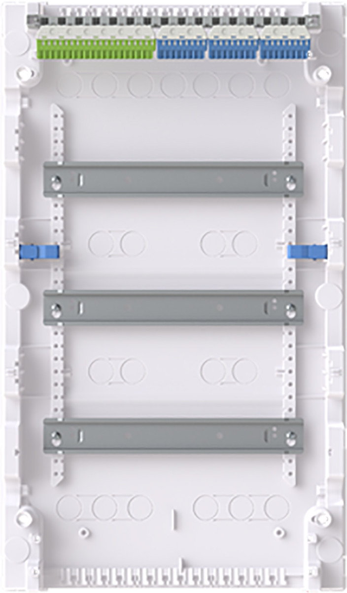 ABB Componenten AK600 Installatiekast, 36M, 3R, zonder deur, ral9016