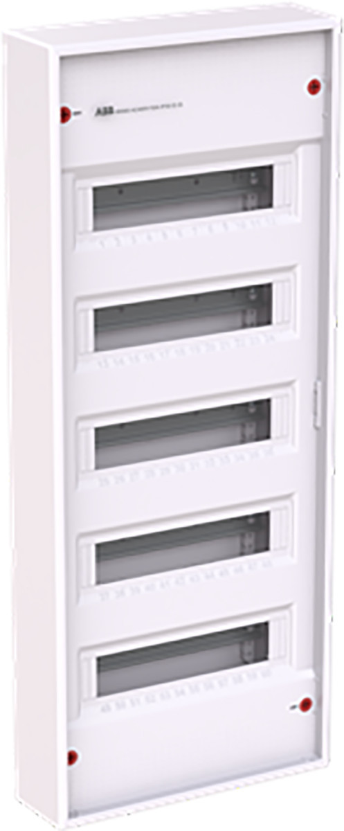 ABB Componenten AK600 Installatiekast, 60M, 5R, zonder deur, ral9016