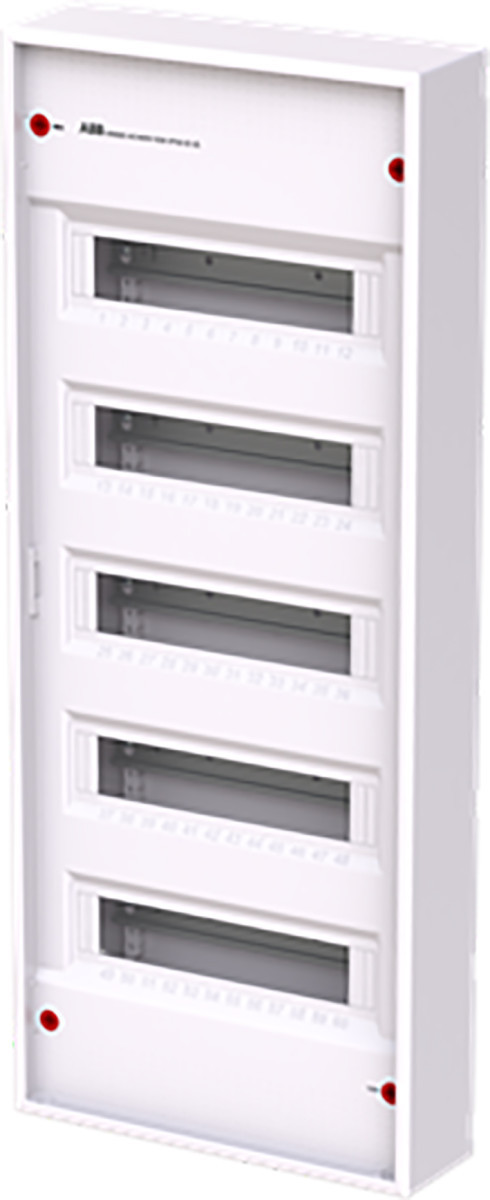 ABB Componenten AK600 Installatiekast, 60M, 5R, zonder deur, ral9016