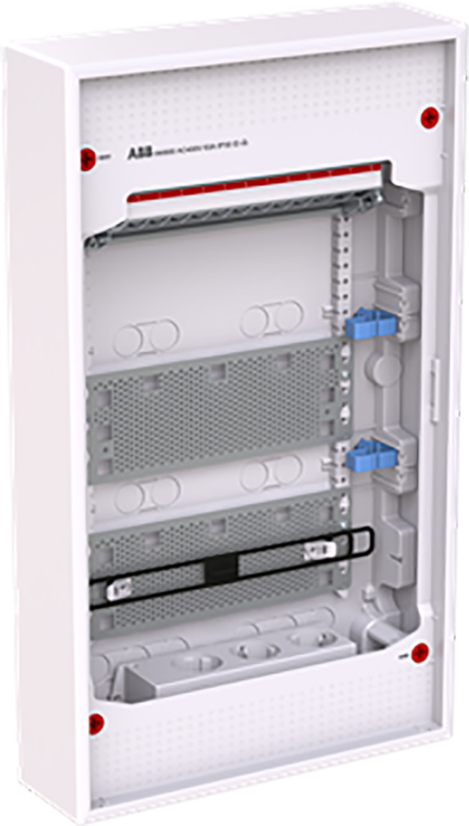 ABB Componenten AK600 Mediaverdeler, 3R, zonder deur, ral9016