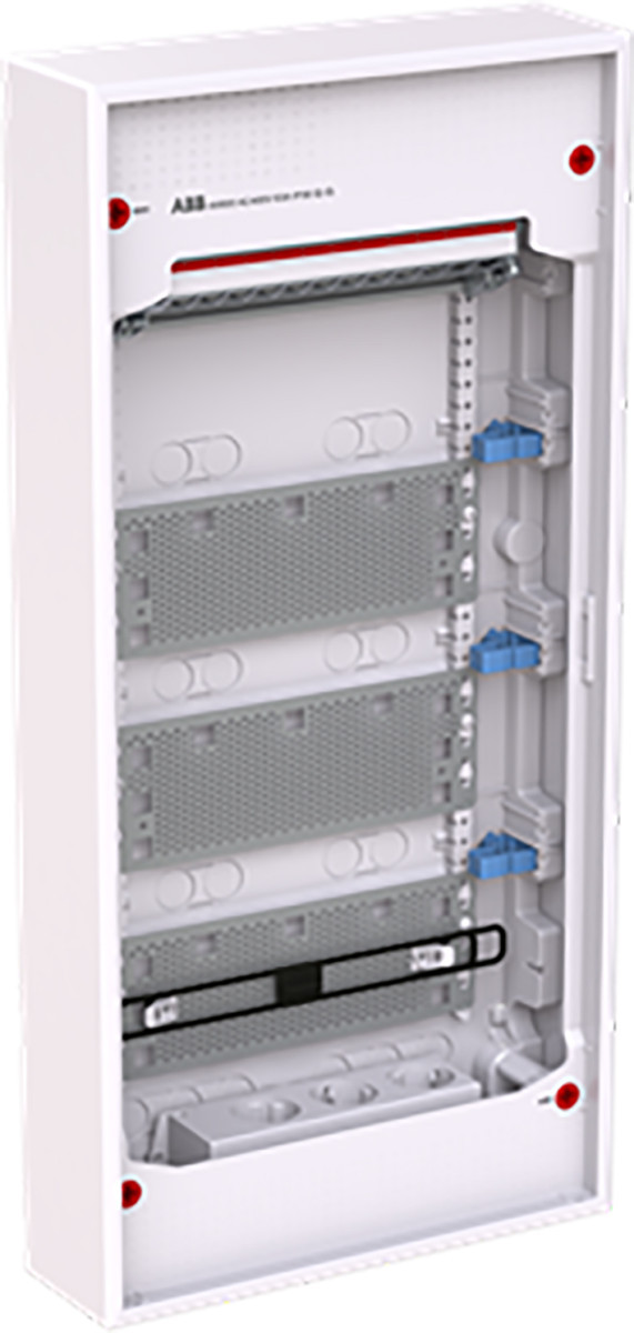 ABB Componenten AK600 Mediaverdeler, 4R, zonder deur, ral9016