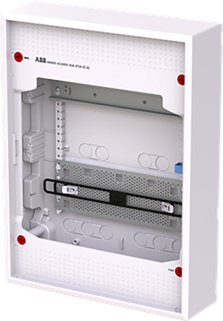 ABB Componenten AK600 Mediaverdeler Basismodel, 2R, zonder deur, ral9016