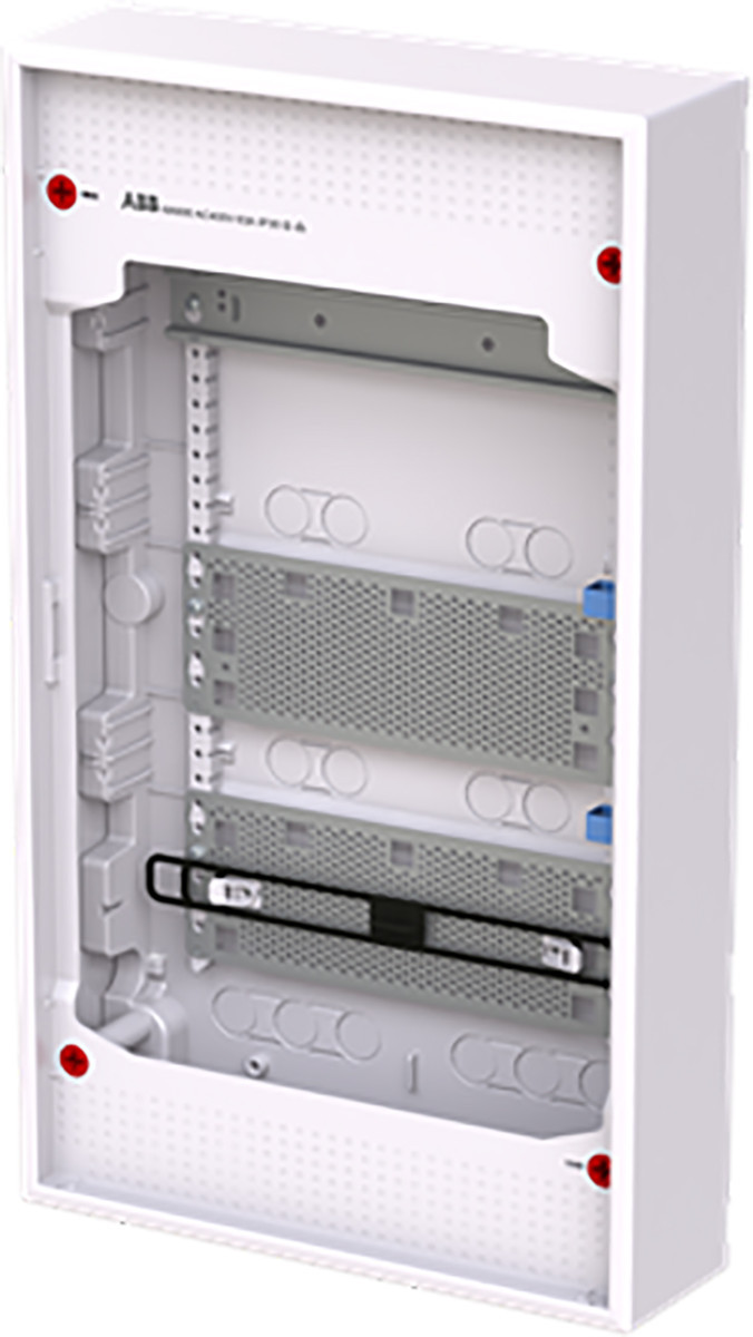 ABB Componenten AK600 Mediaverdeler Basismodel, 3R, zonder deur, ral9016