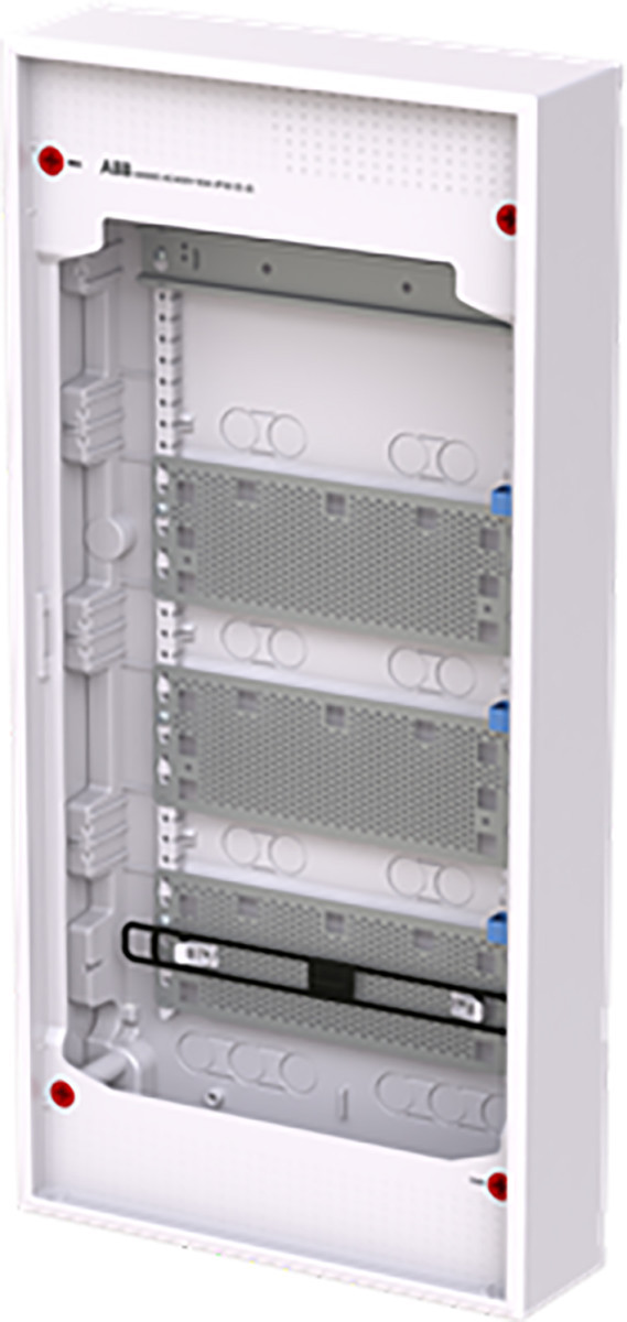 ABB Componenten AK600 Mediaverdeler Basismodel, 4R, zonder deur, ral9016