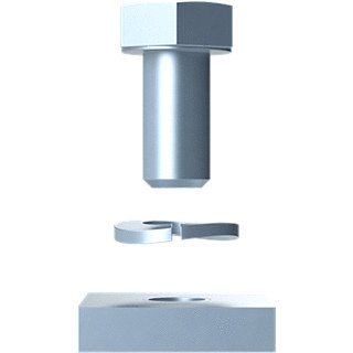 ABB Componenten BEVESTIGINGSBEUGEL M5X16MM ABB Componenten BEVESTIGINGSBEUGEL M5X16MM