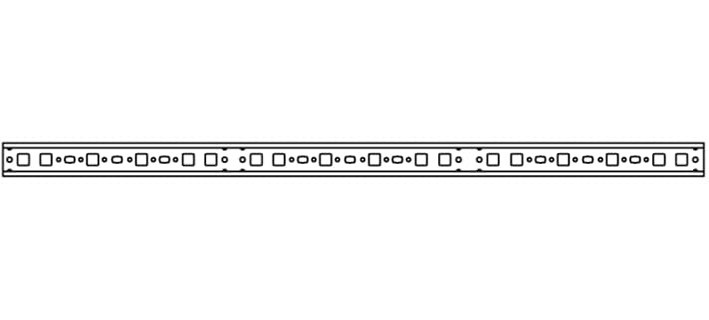 ABB Componenten CombiLine N Din-Profiel 36mod, 35x15, set Á 30ST