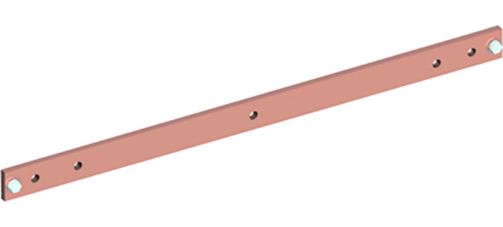 ABB Componenten CombiLine N, TriLine-R Cu 40x10mm enkelvoudig, 850a B5 kort ingebouwd