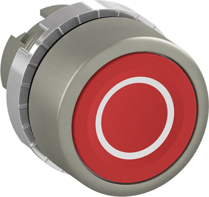 ABB Componenten Drukknoppen / P9M Drukknop Terugverend 'o' rood