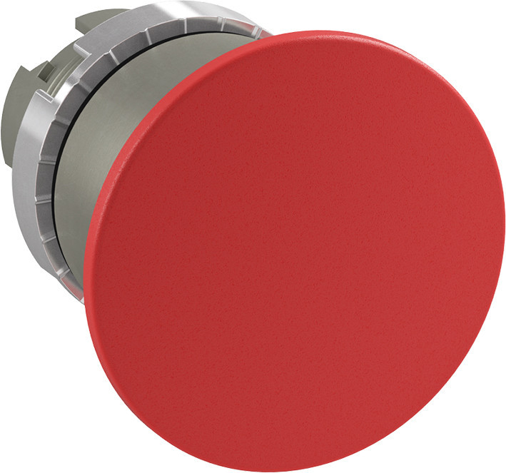ABB Componenten Drukknoppen / P9M Paddestoeldrukknop Ø40MM terug verend rood