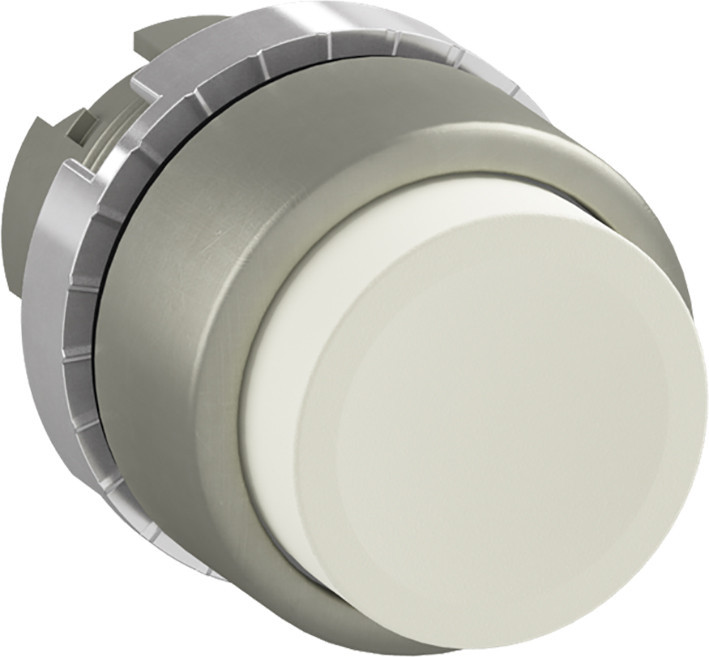 ABB Componenten Drukknoppen / P9M Verhoogde Drukknop terugverend wit
