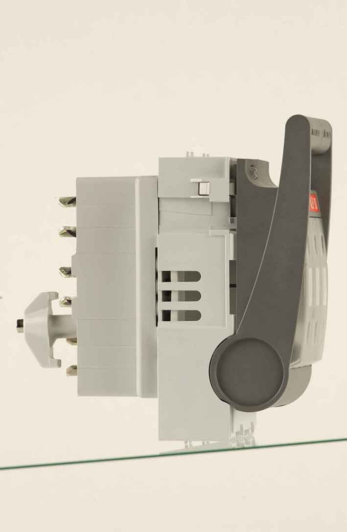 ABB Componenten EasyLine 250 A incl. a40/120 adapter incl. 3 doorverbindklemmen, kabel boven