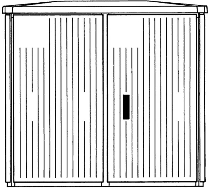 ABB Componenten EH PEDESTAL Eh/GD-ap voetpadkast ap 1125x1200x676