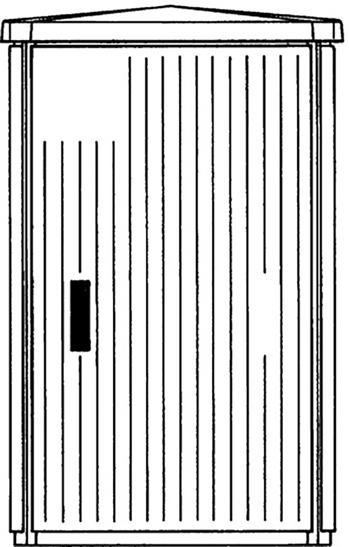 ABB Componenten EH PEDESTAL Eh/GD-ap voetpadkast ap 1125x676x676