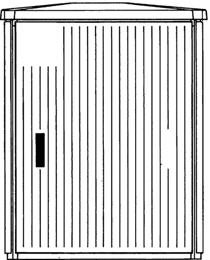 ABB Componenten EH PEDESTAL Eh/GD-ap voetpadkast ap 1125x871x676