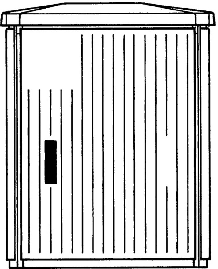 ABB Componenten EH PEDESTAL Eh/GD-ap voetpadkast ap 875x676x541