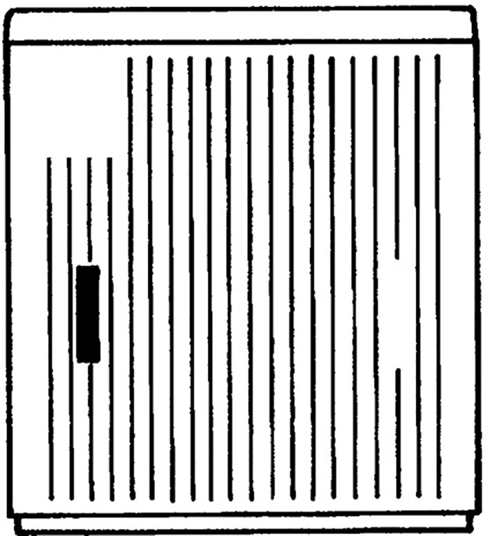 ABB Componenten EH PEDESTAL Eh3/Ap-1 voetpadkast dubbele sluiting