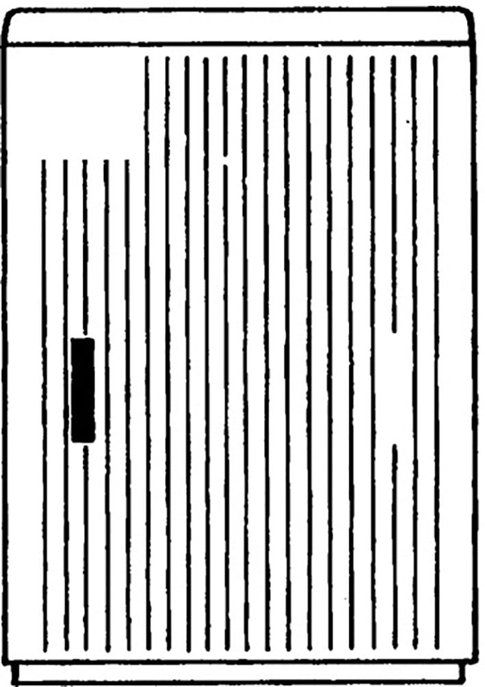 ABB Componenten EH PEDESTAL Eh3/Ap-21 voetpadkast V.V. uv coating