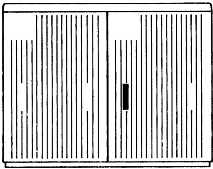 ABB Componenten EH PEDESTAL Eh3/Ap-23 voetpadkast dubbele sluiting