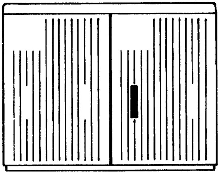 ABB Componenten EH PEDESTAL Eh3 Ap kast din 2 875x1115x320mm kit