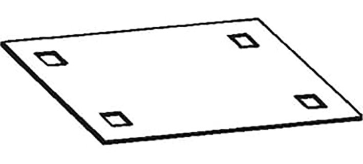 ABB Componenten EH PEDESTAL Eh3 Bodemplaat din 0