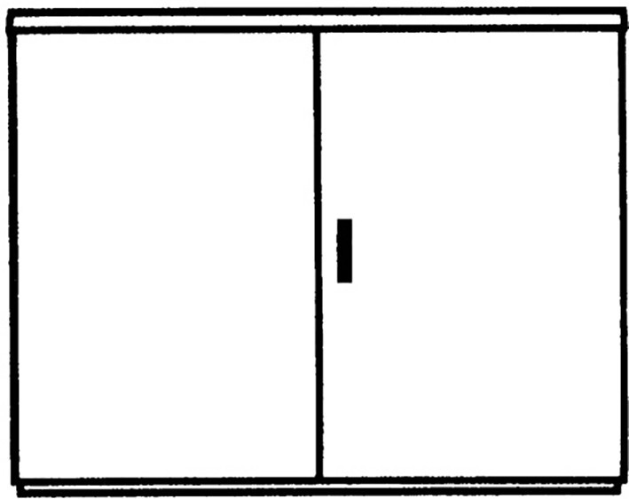 ABB Componenten EH PEDESTAL Eh3 F kast din2 875x1115x320mm gemont.