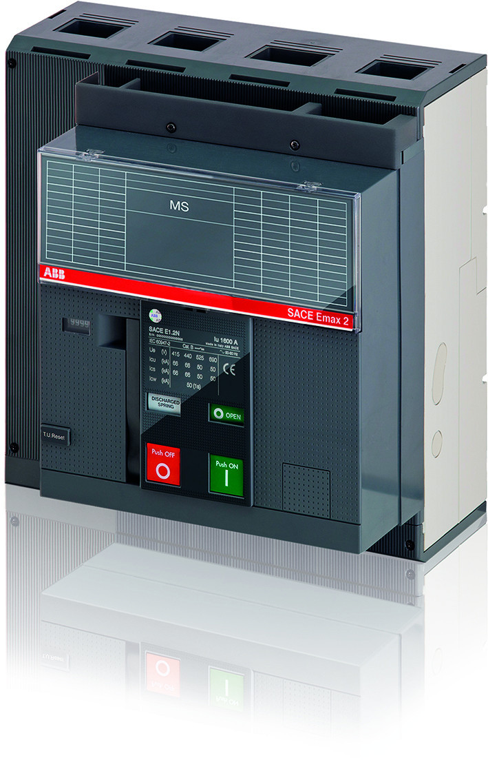 ABB Componenten Emax 2 Emax2 E1.2B/MSS 800 in=800a lastschakelaar zonder beveiliging 4 polig