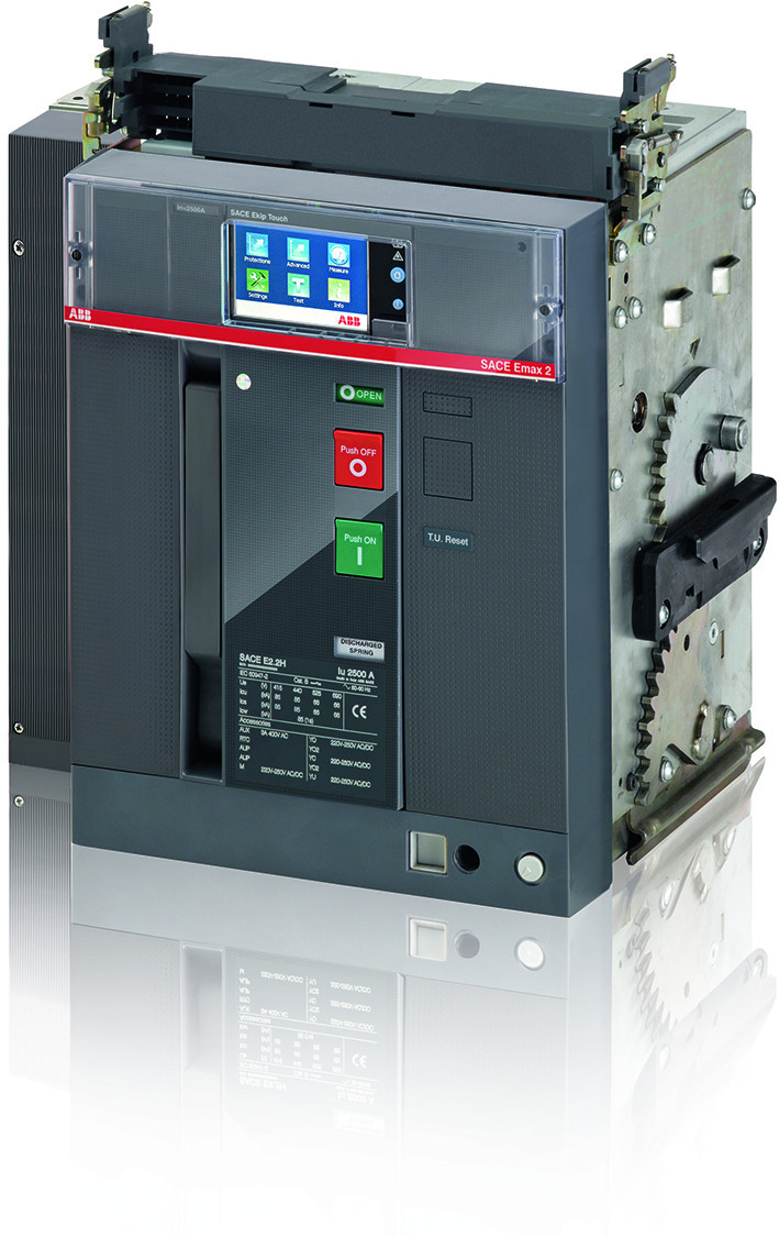 ABB Componenten Emax 2 Emax2 E2.2N G hi-touch lsig in=2500a uitrijdbare uitvoering 4 polig