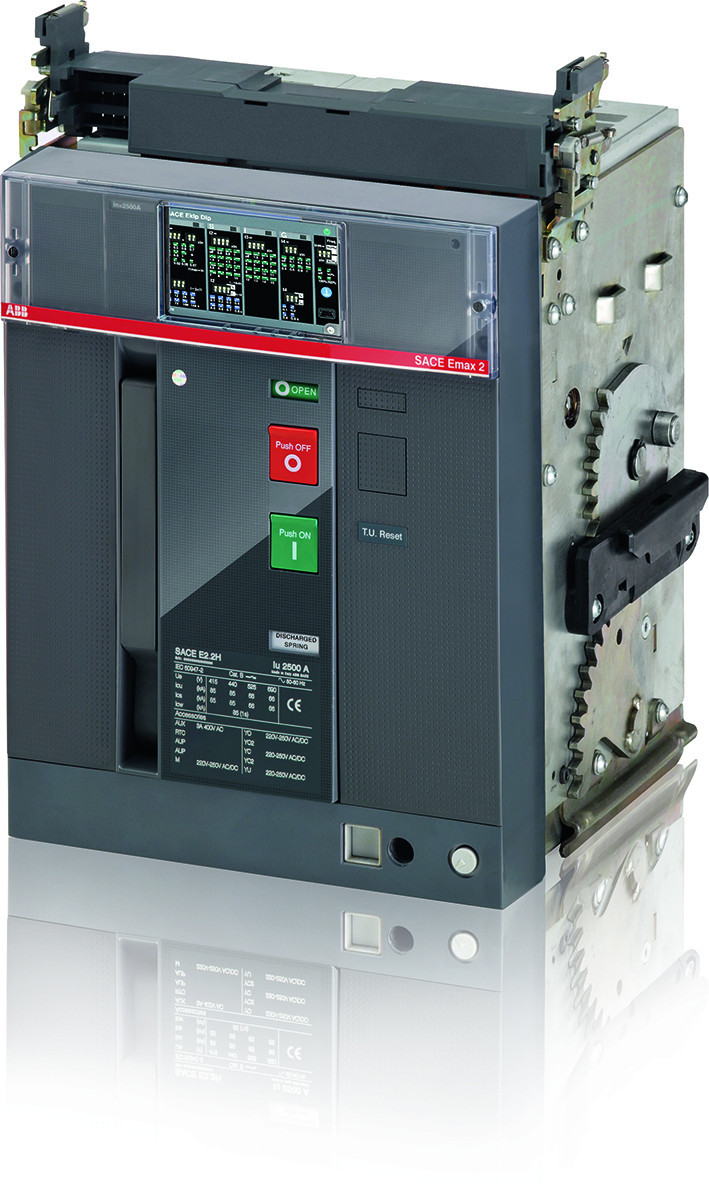 ABB Componenten Emax 2 Emax2 E2.2S dip lsi in=2500a uitrijdbare uitvoering 3 polig