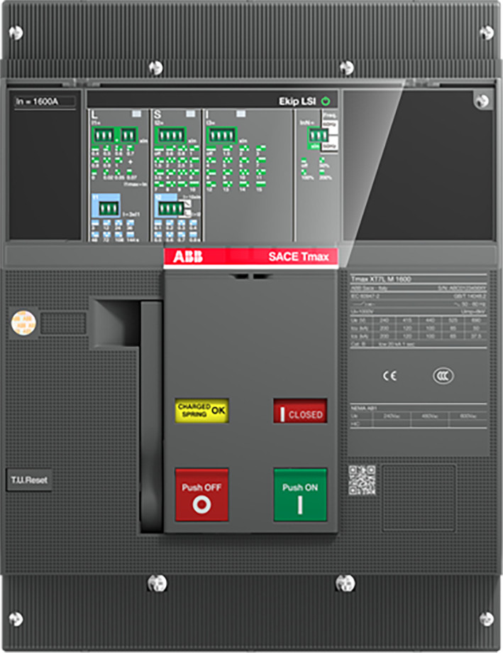 ABB Componenten Emax XT Inclusief Vermogensautomaat en accessoires 1sda101372r1 XT7S M 1250 ek