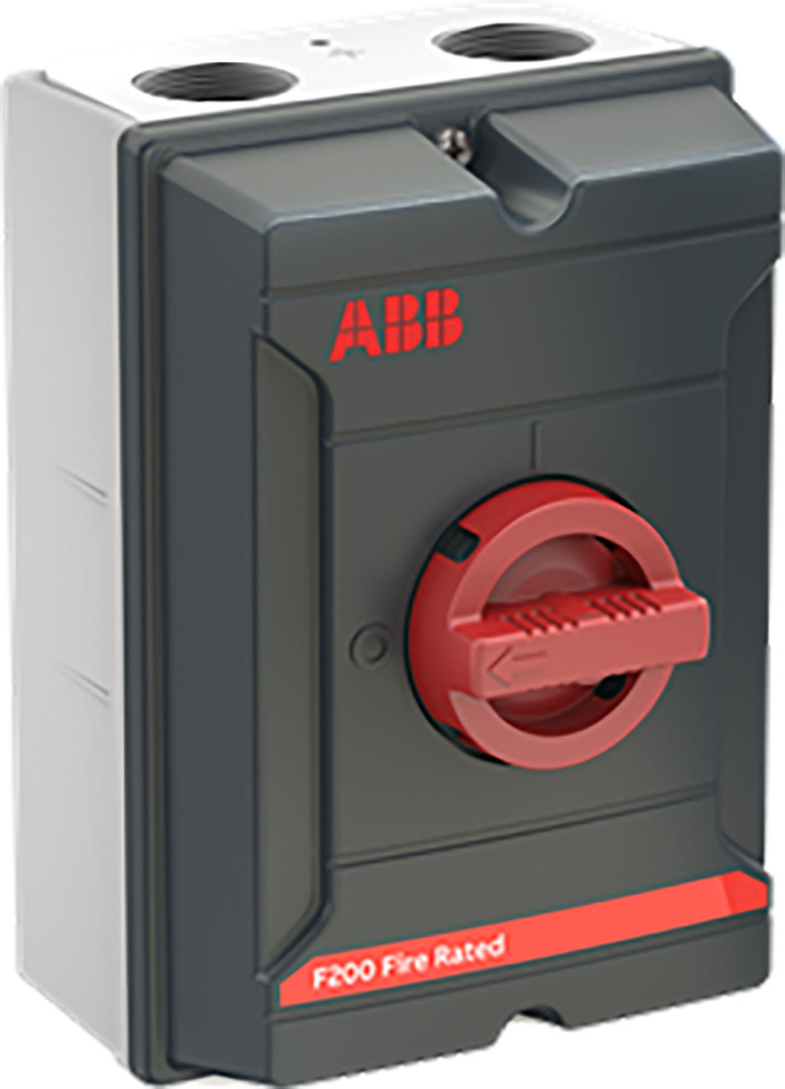 ABB Componenten EMC Safety Oka80gs4rf2 F200 emc onderhoudschakelaar aluminium, 80a, 4P, F200 fire
