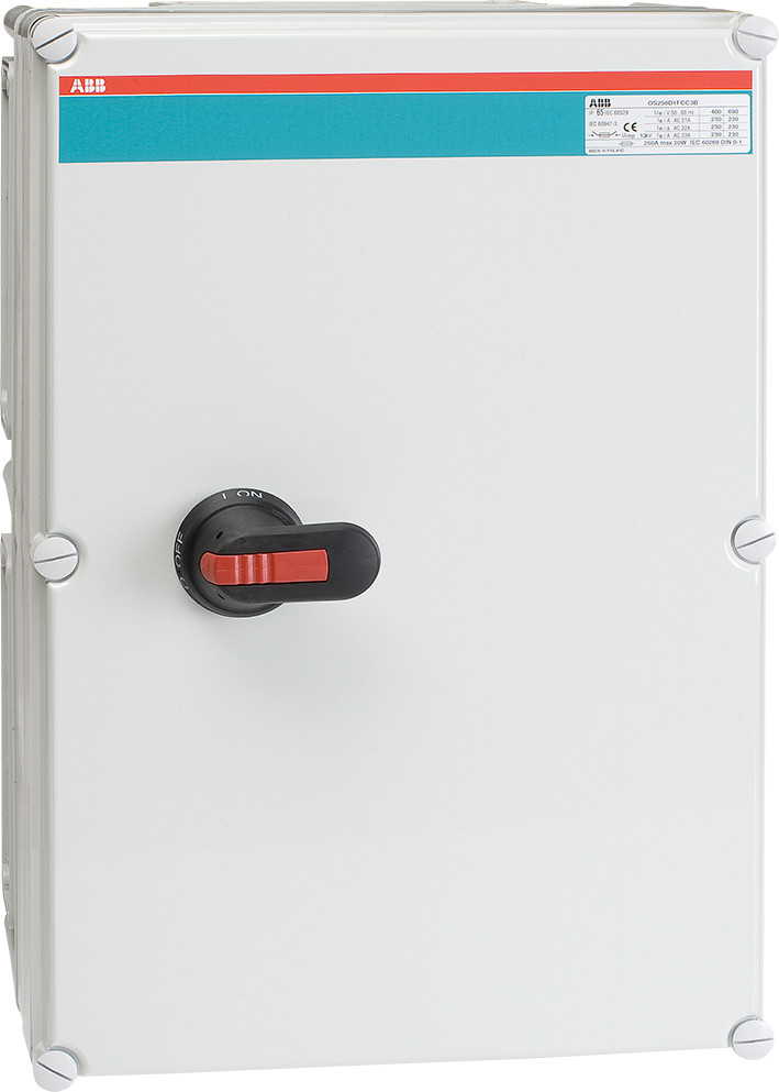 ABB Componenten Enclosed Switches Veiligheidslastschakelaar Ot serie ot200kfcc4t