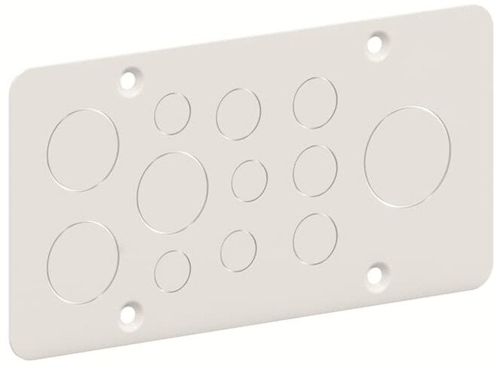 Abb Flensplaat gesloten voor comfortline plaatstalen uitvoering V.V voorpersing