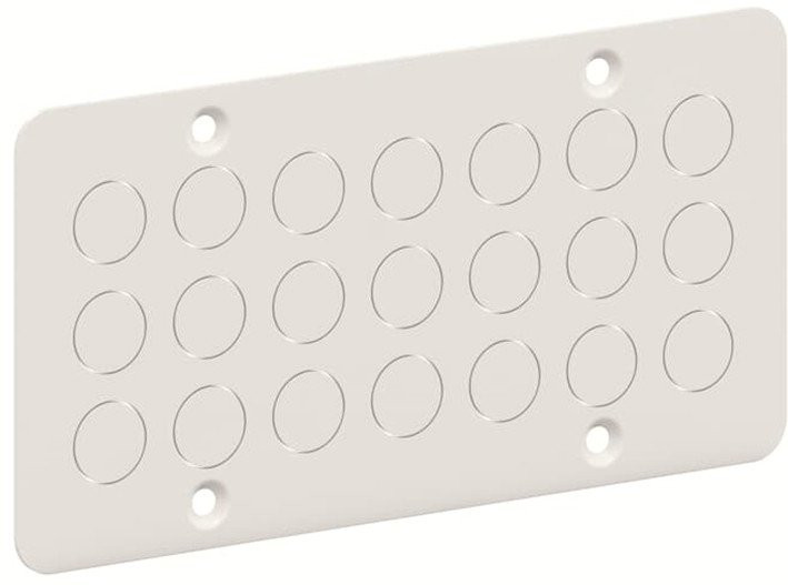 Abb Flensplaat gesloten voor comfortline plaatstalen uitvoering V.V voorpersing