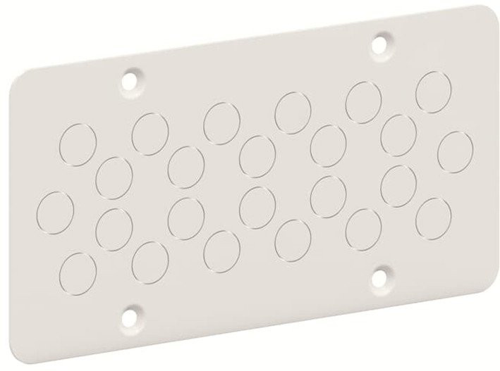 Abb Flensplaat gesloten voor comfortline plaatstalen uitvoering V.V voorpersing