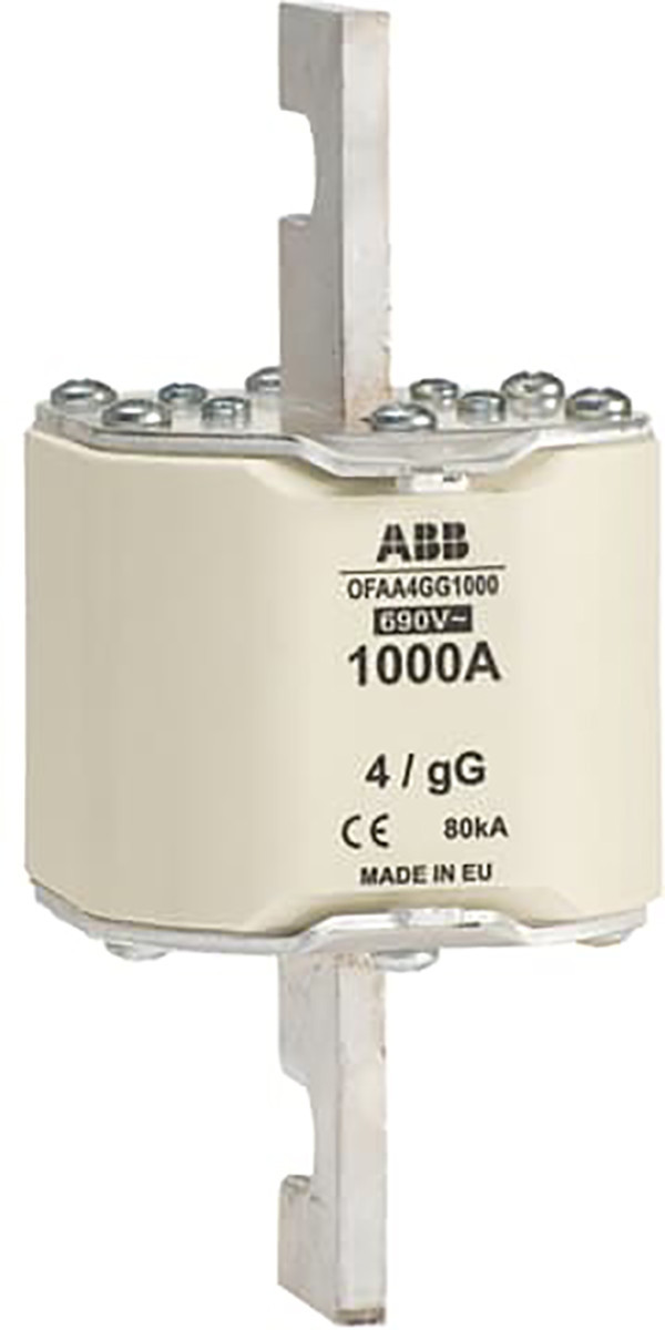 ABB Componenten FuseLine Meszekering Fuseline am = 690V, din 4 in = 1000 A