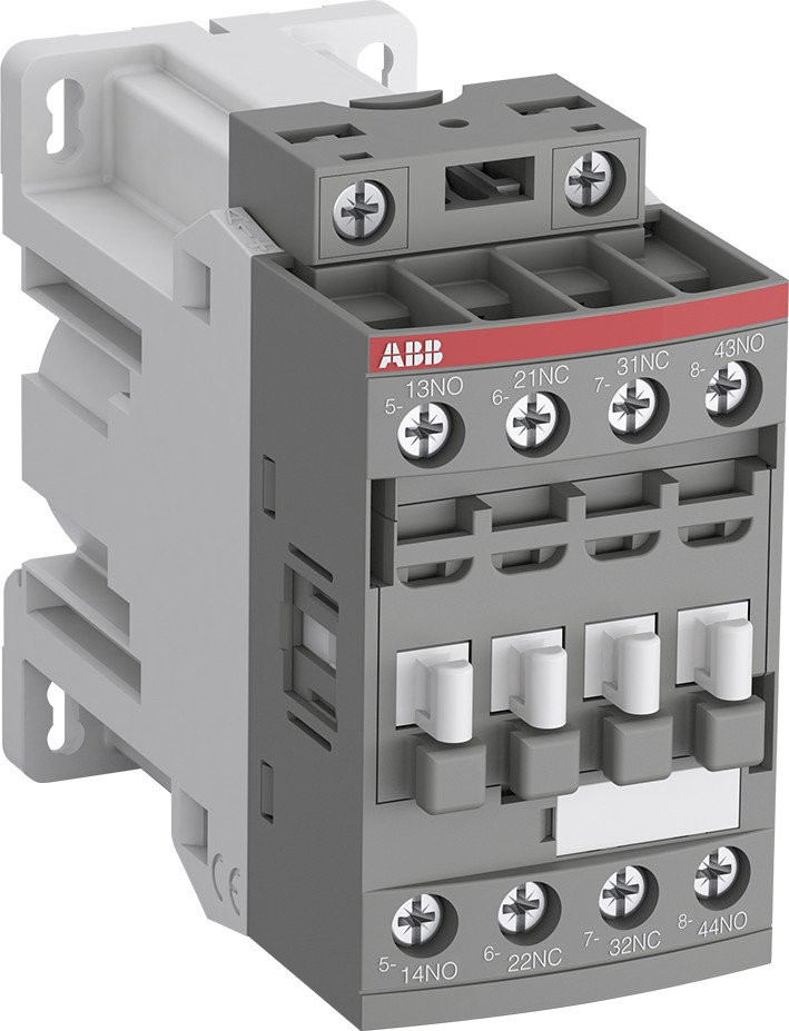 ABB Componenten Magneetschakelaar / AF Hulp Magneetschakelaar 3M + 1V met laag spoelvermogen, 250 ma verbruik