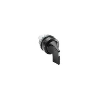 ABB Componenten Drukknoppen / Modular Keuzeschakelaar, terugverend, lange hendel, 3 standen, black