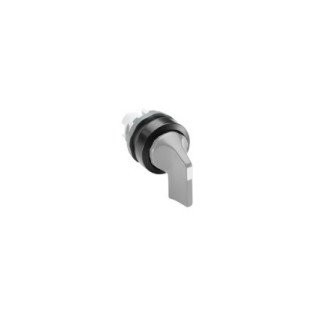 ABB Componenten Drukknoppen / Modular Keuzeschakelaar, terugverend, lange hendel, 3 standen, grijs