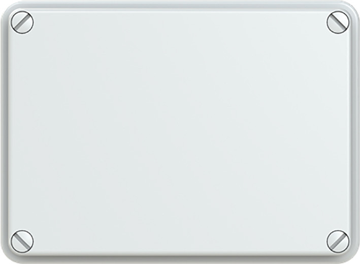 ABB Componenten Luca Kabeldoos V.V. transp.deksel, snelsluiters, ip55, ral7035, afm. 153x11