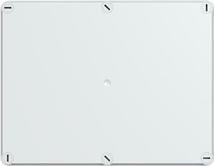 ABB Componenten Luca Kabeldoos V.V. transp.deksel, snelsluiters, ip55, ral7035, afm. 310x24