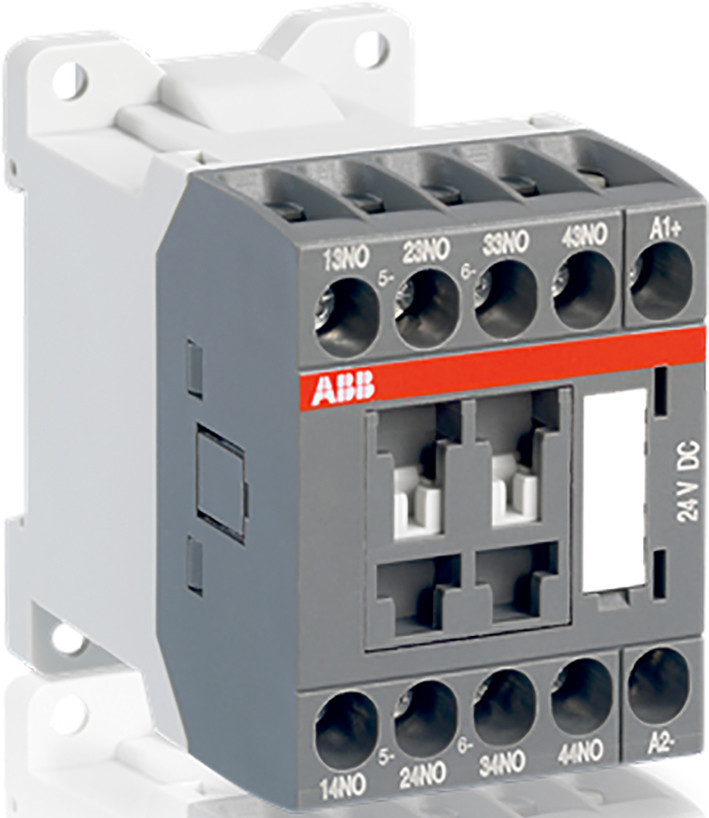 ABB Componenten Magneetschakelaar / A Hulprelais 6a (ac15), 4no/0NC, 24VDC