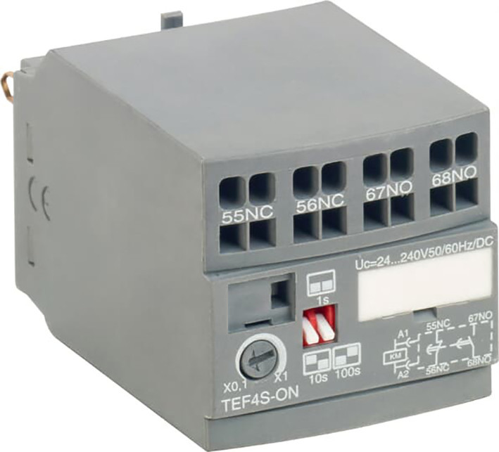 ABB Componenten Magneetschakelaar / AF Frontale Elektronische timer opkomend vertraagd
