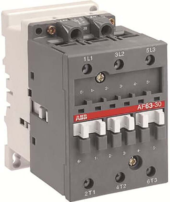 ABB Componenten Magneetschakelaar / AF Magneetschak. 30KW 400V 3-polig spoel code 70 groot spanningsbereik hu
