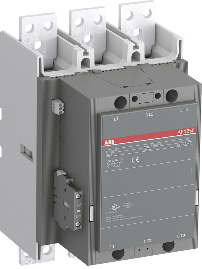 ABB Componenten Magneetschakelaar / AF Magneetschak. ac-1 1250a 400V 3-polig spoel code 68 groot spanningsber