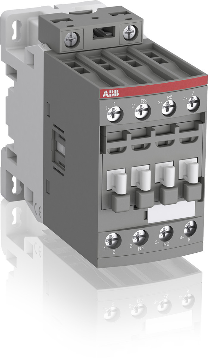 ABB Componenten Magneetschakelaar / AF Magneetschakelaar 18,5KW 400V 4polig(hoofdcontact: 2no+2nc) met lage S