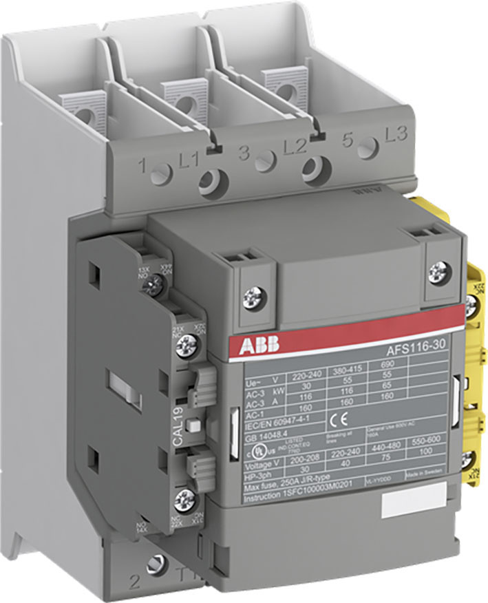ABB Componenten Magneetschakelaar / AFS Magneetsch. 55KW 400V 3-polig vlag aansl spoel code: 13 groot spanning