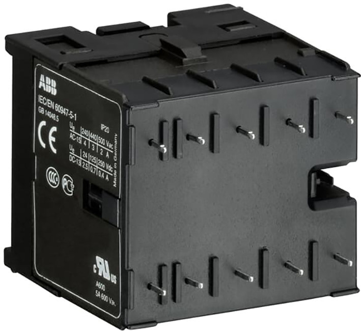 ABB Componenten Magneetschakelaar / B mini Mini Hulp magneetschakelaar spoelcode (8..5) 3no + 1NC print uitvoerin