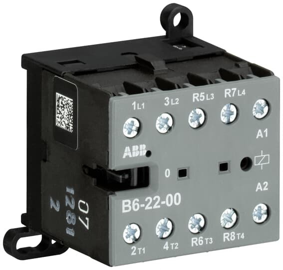 ABB Componenten Magneetschakelaar / B mini Mini Magneetsch. 4KW 400vac 4polig spoelcode (8..0) hulpcontact 0no +