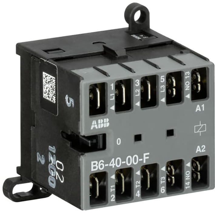 ABB Componenten Magneetschakelaar / B mini Mini Magneetsch. 4KW 400vac 4polig spoelcode (8..5) hulpcontact 0no +