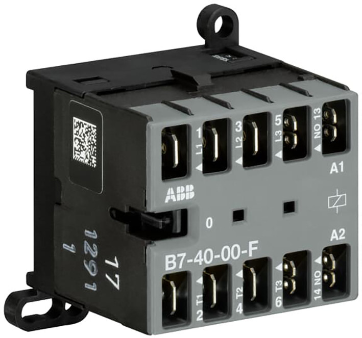 ABB Componenten Magneetschakelaar / B mini Mini Magneetsch. 5,5KW 400vac 4polig spoelcode (8..0) hulpcontact 0no
